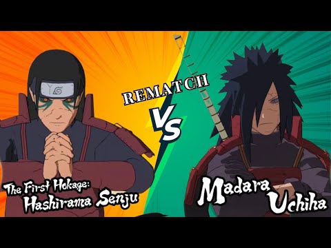 ᴴᴰ Hashirama: 1st Hokage vs Madara Uchiha ( Com vs Com ) Naruto