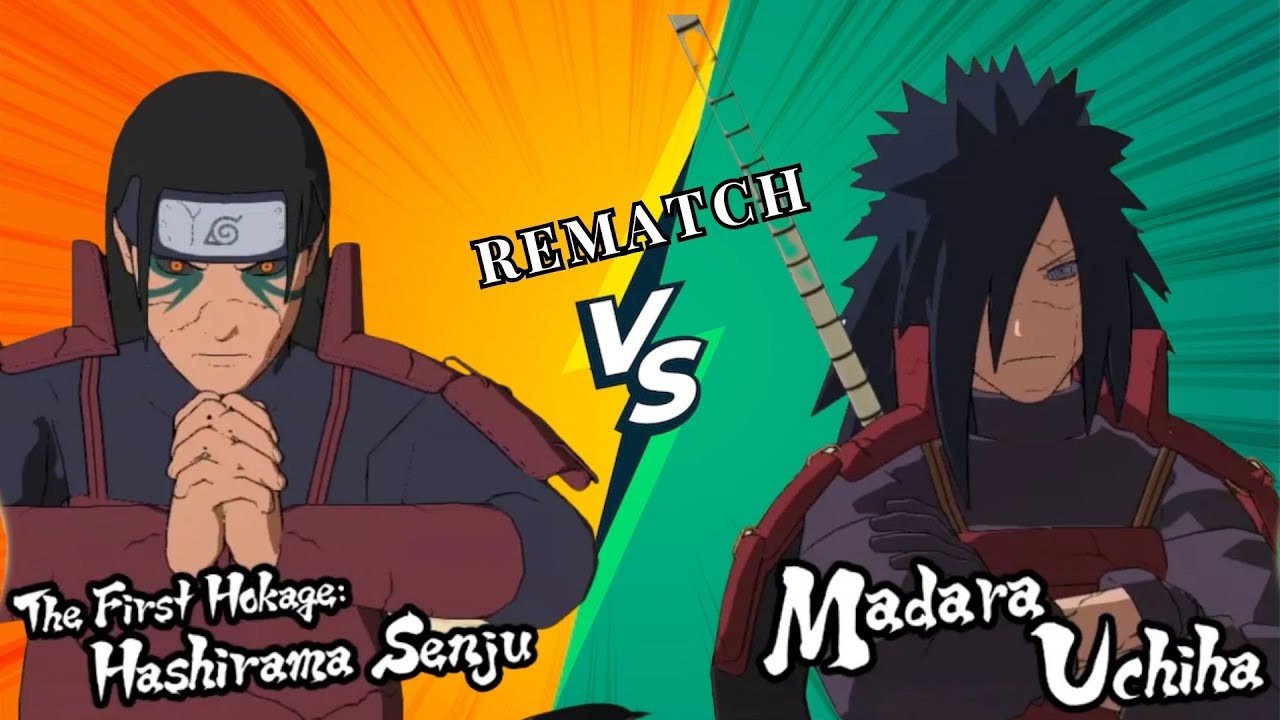 ᴴᴰ Hashirama: 1st Hokage vs Madara Uchiha ( Com vs Com ) Naruto