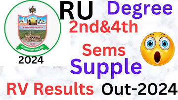 RU Degree 2nd&4th Semester
