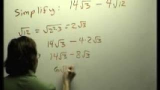 8 4 Adding and Subtracting Radical Expressions part 2