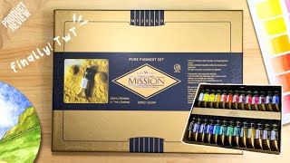 Mijello Mission Gold Pure Pigment Set Unboxing and Review/First Impression! | I LOVE THEM! ♡