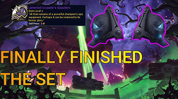 Spam Opening Naxxramas Shoulders Until I Complete My Warrior T3 Set