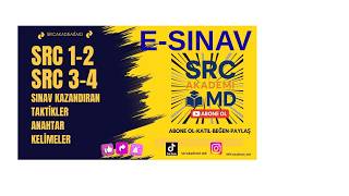 SRC 1-2-3-4 E-EXAM PAST EXAM QUESTIONS AND SOLUTIONS #trending #eexam #src #ösym #explore #meb