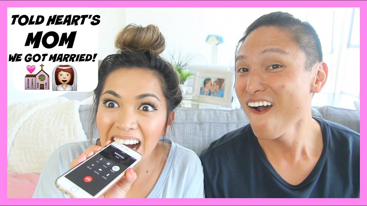 TOLD HEART'S MOM WE GOT MARRIED!!!