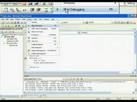 using external data input in MS VS 2008