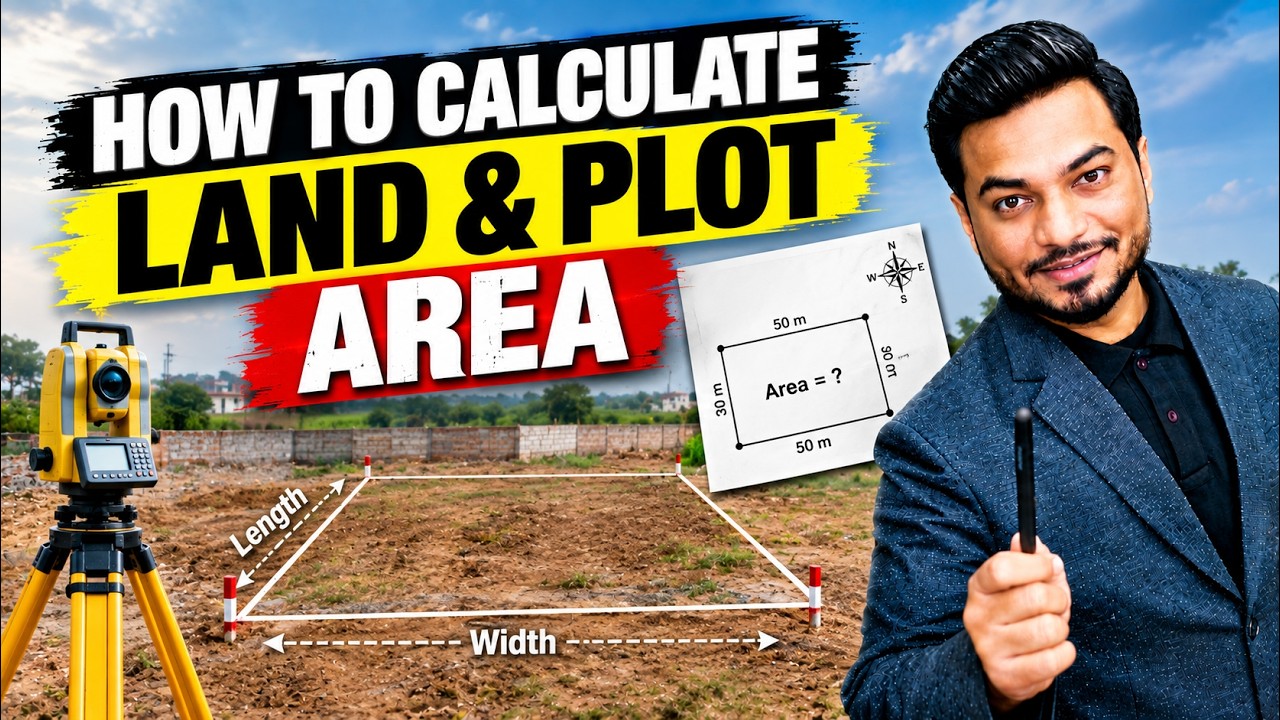 How to Calculate Land & Plot Area | Complete Calculation by Yahya Sir