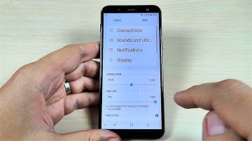 Samsung Galaxy J4, J6, J8 & Plus (2018) - How to Change the Font Size