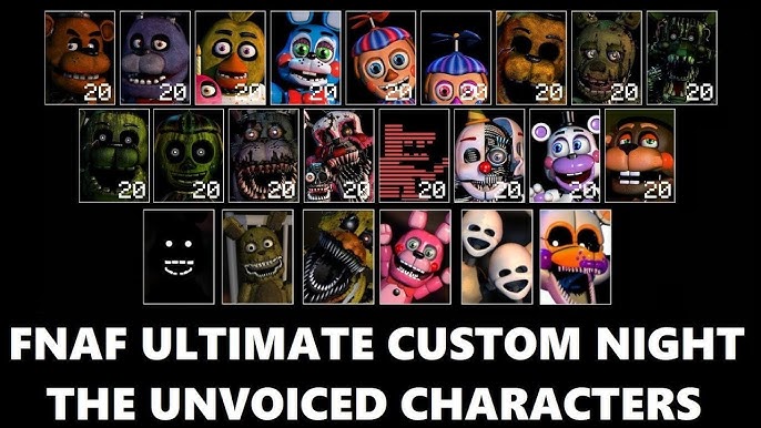 Scott Cawthon – Ultimate Custom Night Voice Lines