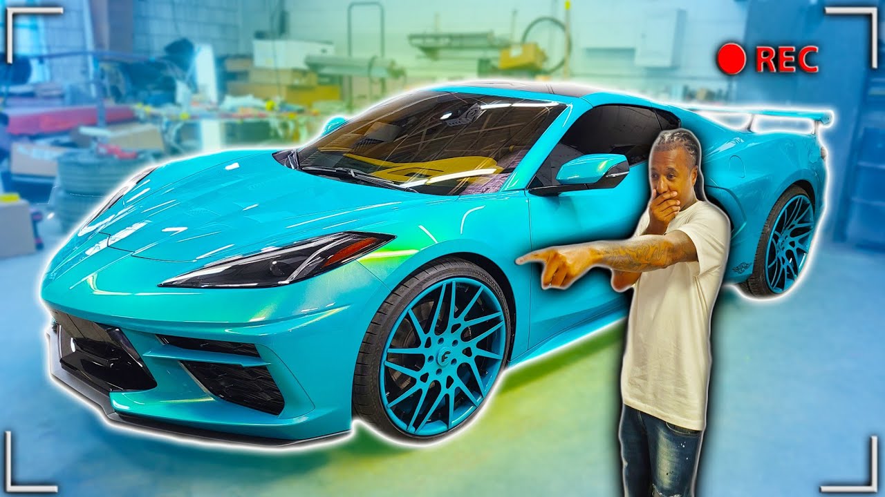 C8 Corvette Gets Wild Custom Paint Job Video Gm Authority