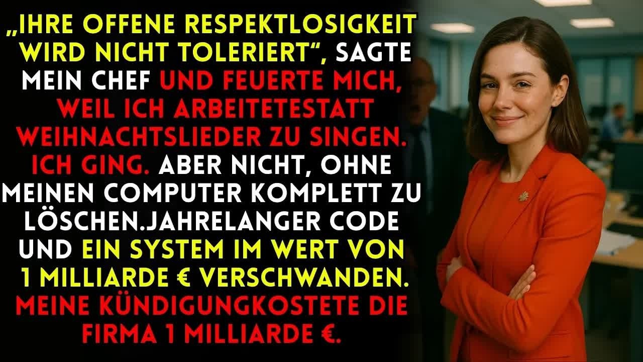 Gekündigt Weil Ich Keine Weihnachtslieder Sang – Danach Zerfiel Die Firma