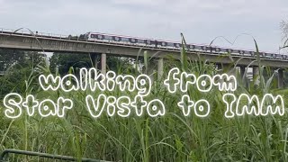 Life in Singapore | Weekend Walk from Star Vista to IMM (yes it’s walkable!) | Grindelwald Supermart