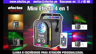 Sports Performance ¡Luces para Fiestas Casa y Eventos! Mini Efecto 4 en 1 LED RGBW