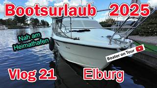 Vlog 21 Bootsurlaub 2025  Elburg von Zwartsluis  Bootfahren Hausboot  Niederlande Holland