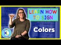 American Sign Language Colors and Descriptions Quiz