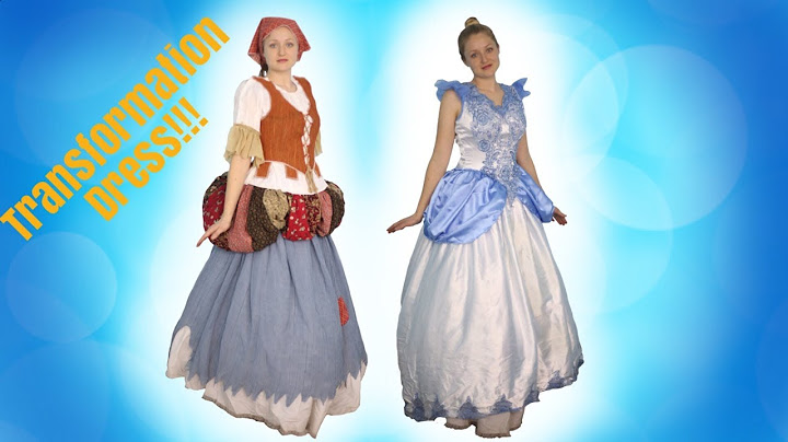 How To Make A Princess Transformation Dress!