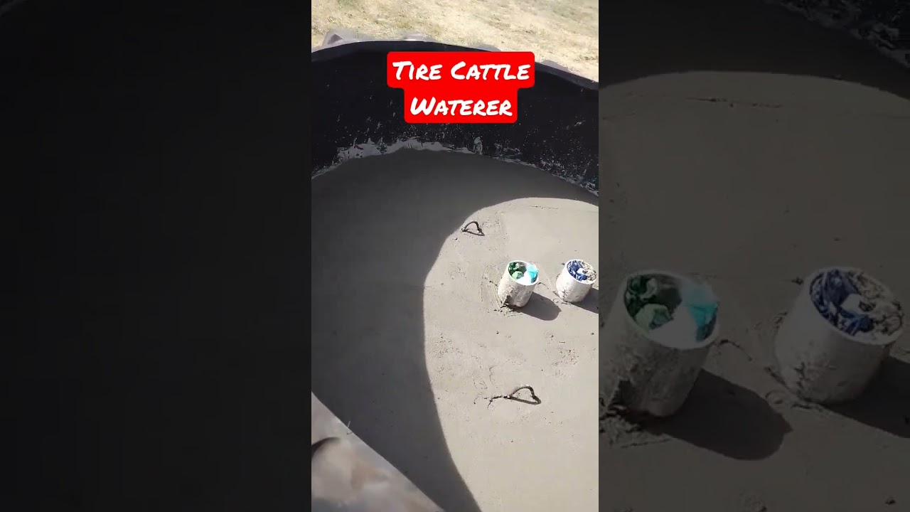 Making cattle waterers for ponds and springs