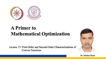 Lecture 17: First-Order and Second-Order Characterization of Convex Functions