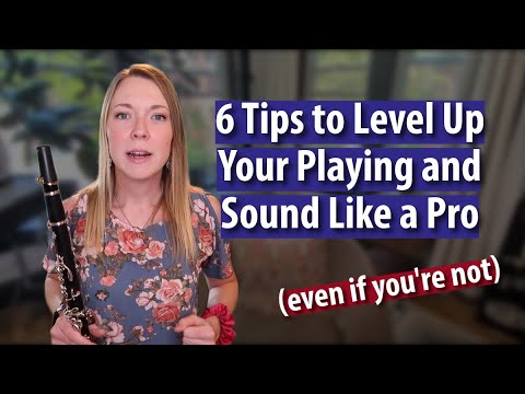 6 Tips to Sounding Like A Pro on Clarinet - YouTube