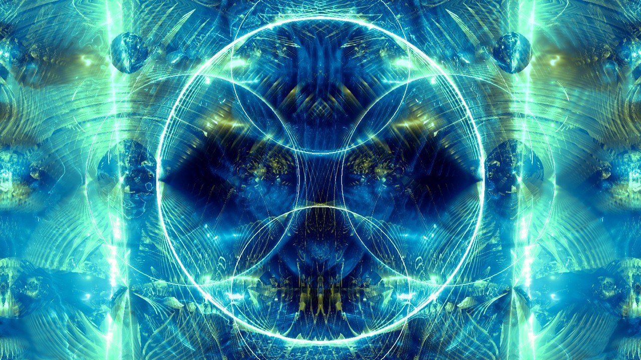 Jean Michel Jarre Equinoxe 7 - Modern Remix  on Animated Fractals Visuals