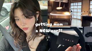we got my mom a NEW CAR?! 😭🚗🤍 I Hannah Cho