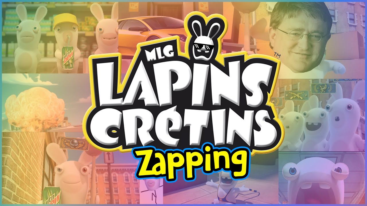 MLG Lapins Crétins: ZAPPING! Crazy Rabbits - YouTube