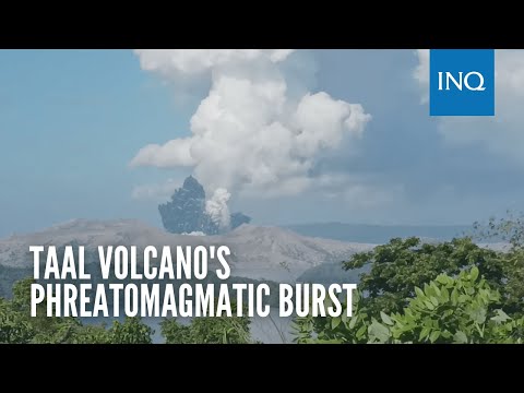 Taal Volcano's phreatomagmatic burst