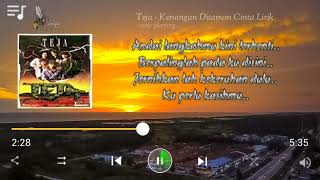 Teja - Kenangan Ditaman Cinta Lirik