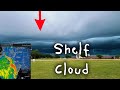 Huge Shelf Cloud!… (Embedded Rotation)