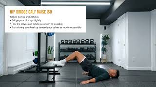 Hip Bridge Calf Raise ISO
