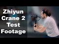 Zhiyun crane 2 gimbal test footage  la auto show  momentum productions