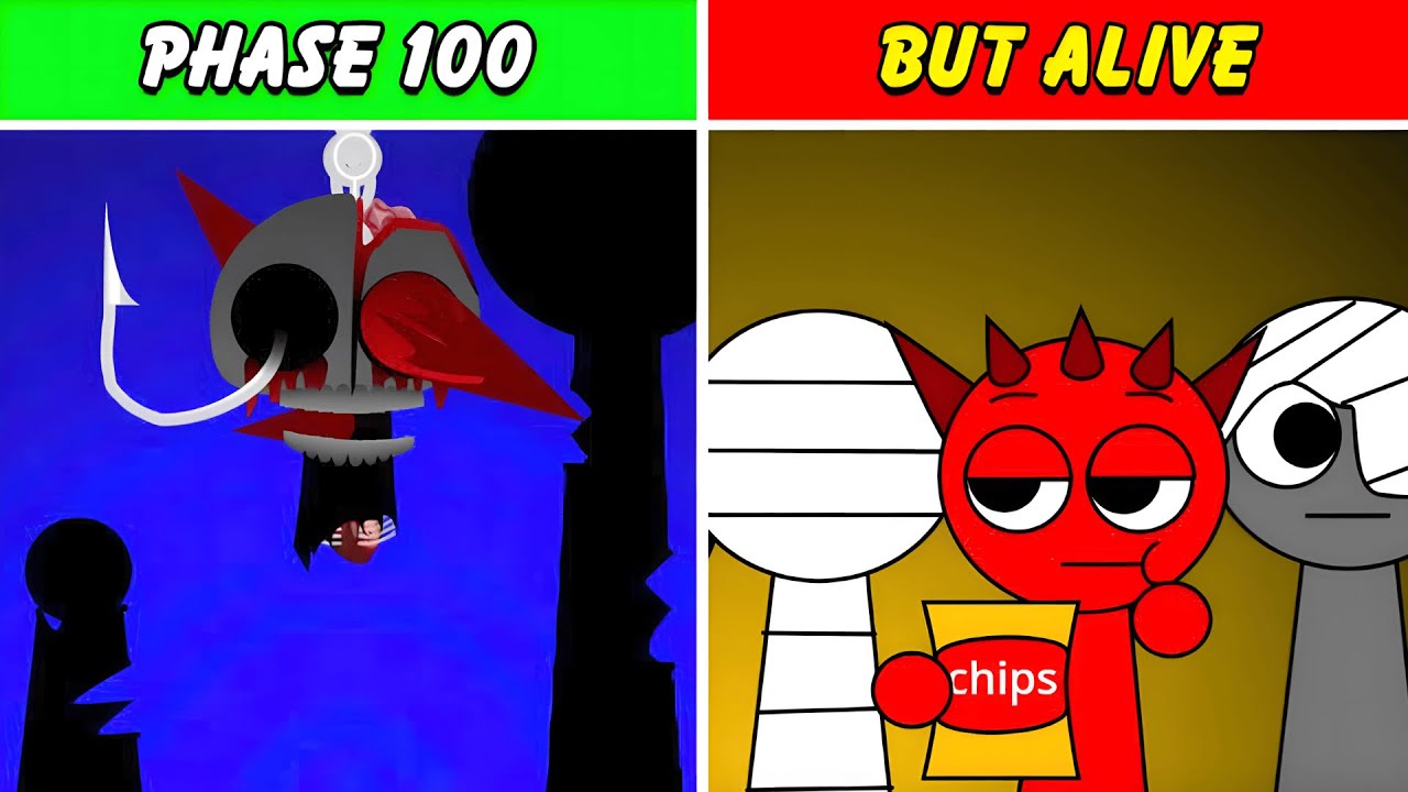 Incredibox Sprunki: Sprunki Phase 100 But Alive (New Mod)