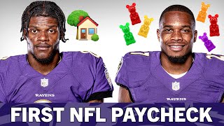 What Did Lamar Jackson, Ravens Spend First NFL Paycheck On | Baltimore Ravens Update