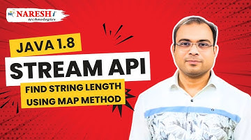 Java Stream API Tutorial Find String Length Using Map Method | Java 8 Programming | Naresh IT