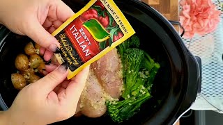 Slow Cooker Chicken Dinner | EASY Crockpot Dinner Recipe | Simply Mamá Cooks