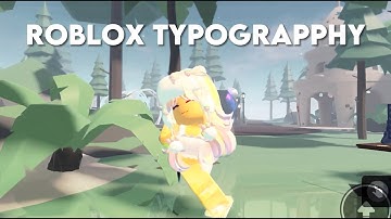 ENCHANTED || Roblox Typography RMV/GMV || Free Project File || #neeka6kcomp @envvoid