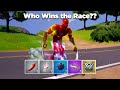 Can the Fastest Man in Fortnite Defeat Vehicles in a Race Across the Map? - Fortnite Experiments