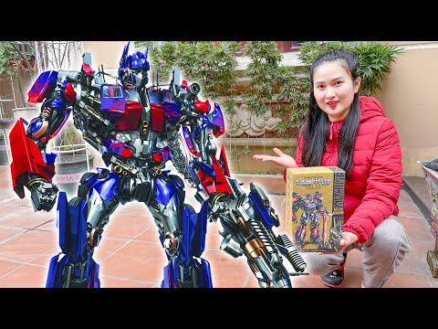 Changcady review ô tô robot Transformers Optimus Prime biến hình – Part 54