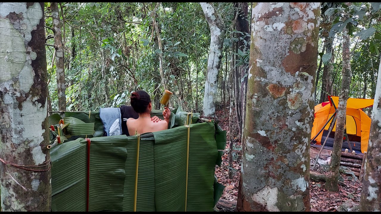 FULL VIDEO 5 days solo bushcraft & camping in northern wilderness