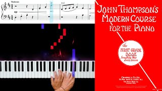 22. Hojas Caídas (Falling Leaves) - John Thompson's Modern Course for the Piano 1st Grade