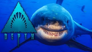 Depth Multiplayer Gameplay, Jaws Is Coming For A Feast!