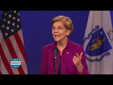 Debate between Sen. Elizabeth Warren and challenger Geoff Diehl