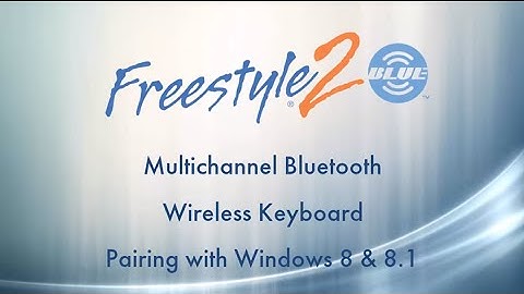 Kinesis FS2 Blue Pairing with Windows 8 & 8.1