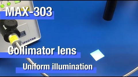 Collimator lens unit - MAX-303