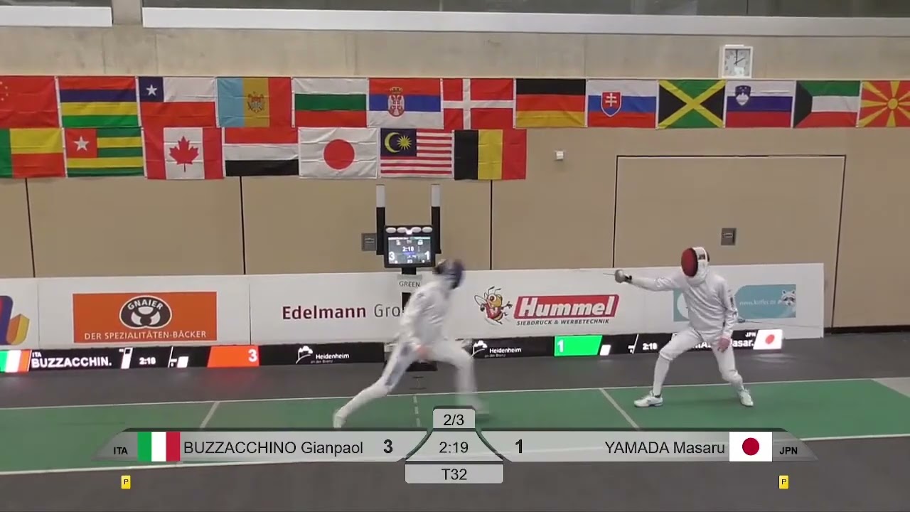 2025 98 SME Coupe du Monde, Heidenheim BUZZACCHINO Gianpaolo vs YAMADA Masaru