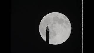 SuperMoon - Dubai Burj khalifa