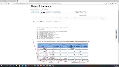 ACC100 Chapter 2 Homework Illustration Video