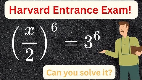 98 % failed to solve this problem|Solving (x/2)^6 = 3^6 | Step-by-Step Algebra Tutorial #maths