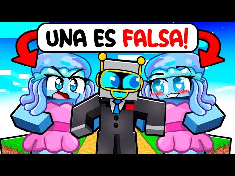 Mi AMIGA TIENE un CLON FALSO en MINECRAFT!