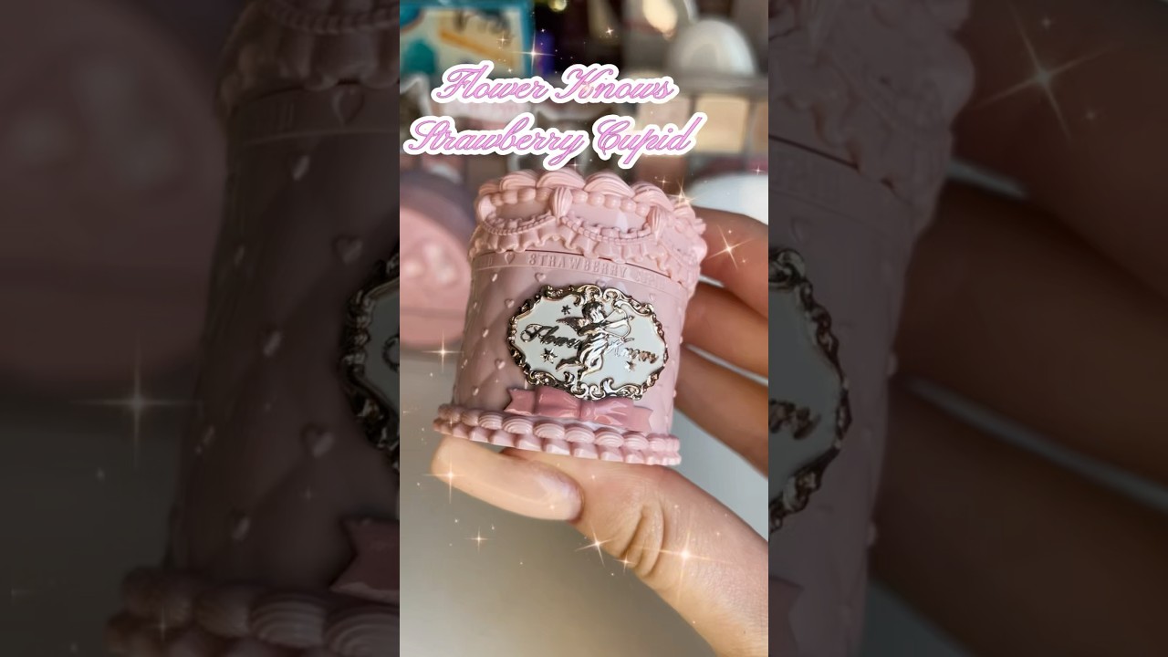 Trying the most viral Flower Knows Strawberry Cake Cupid Lip Cream - V04 Meredith Dusty Rose 🥀 🎂