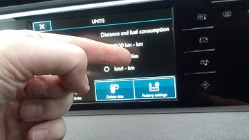 Citroen C4 Picasso/Grand C4 Picasso: How to change Speedo from miles/mph to km/kph & back
